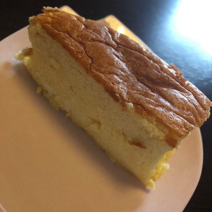 生クリーム、バターを使わない！スフレチーズケーキ